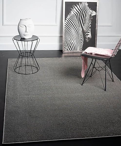 merinos Teppich »Montana«, rechteckig, 20 mm Höhe, Kurzflor, Uni-Farben, be günstig online kaufen