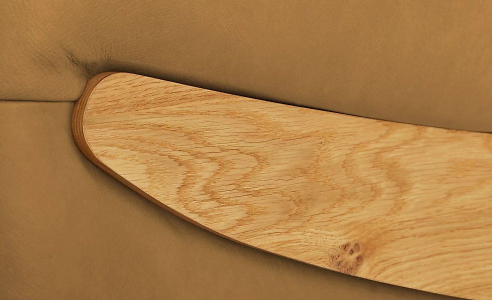 himolla Ecksofa aus Echtleder 1059 ¦ gelb ¦ Maße (cm): B: 284 H: 83 T: 179. günstig online kaufen