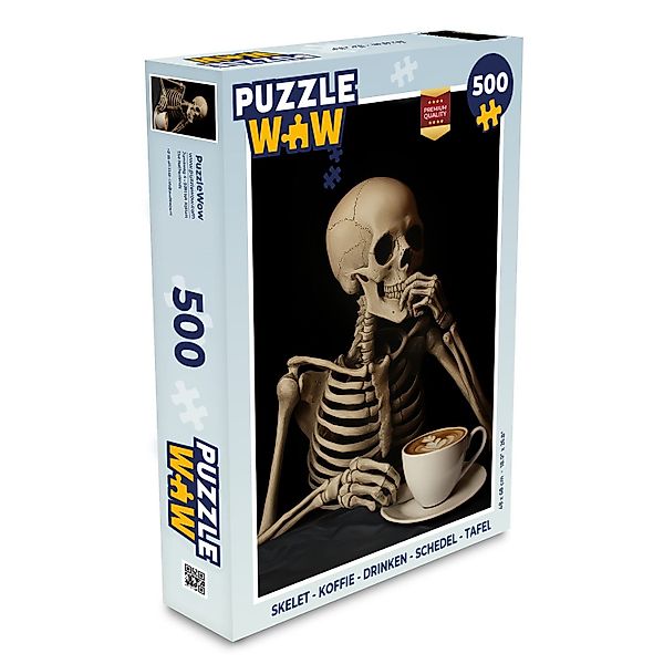 MuchoWow Puzzle Skelett - Kaffee - günstig online kaufen