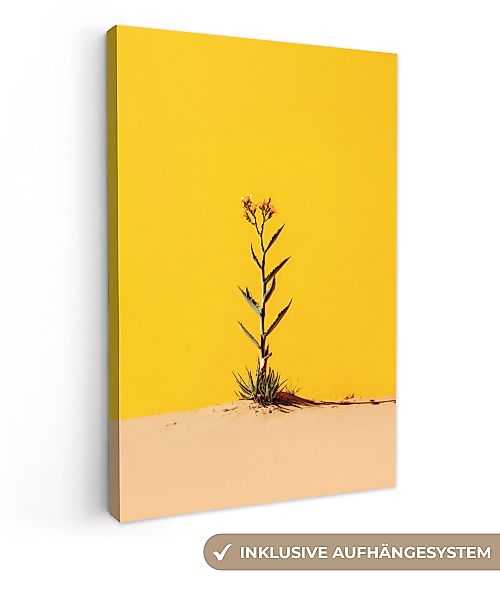 OneMillionCanvasses® Leinwandbild Sand - Pflanze - günstig online kaufen