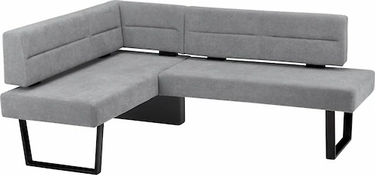 massivline&more Eckbank "Martina" modernes Design, Gestell aus massivem Met günstig online kaufen