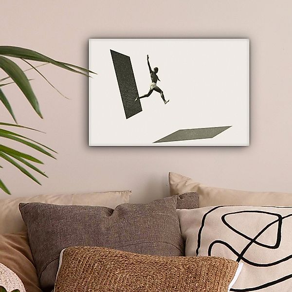 OneMillionCanvasses® Leinwandbild Jahrgang - Mann - günstig online kaufen