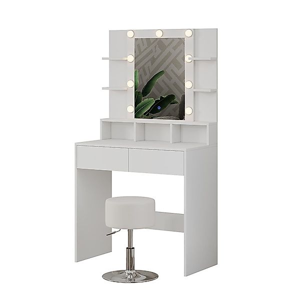 Vicco Schminktisch Taylor, Weiß, 80 cm günstig online kaufen