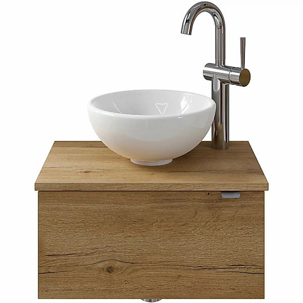 Pelipal Einzelwaschtisch Serie 6915 51 cm Eiche mit Softclose günstig online kaufen
