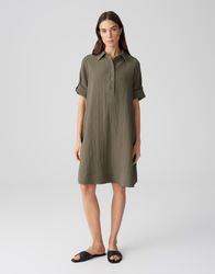 OPUS Hemdblusenkleid WOMARA A-Linie mit feiner günstig online kaufen