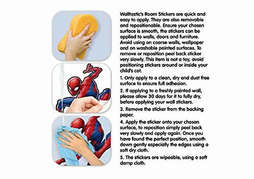 Walltastic 44746 - Wandaufkleber, Marvel - Spiderman günstig online kaufen