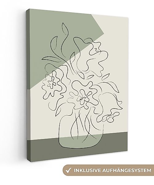 OneMillionCanvasses® Leinwandbild Blumen - Blumentopf - günstig online kaufen