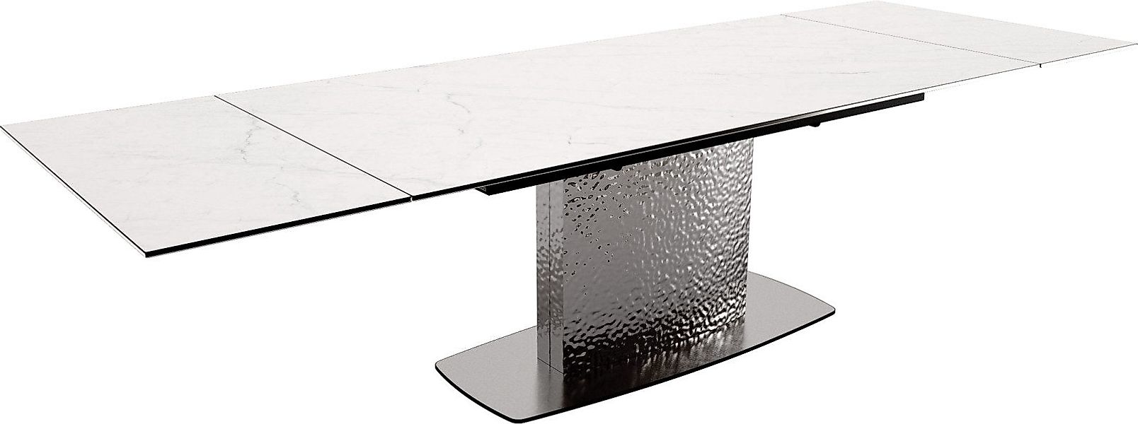 DELIFE Esstisch Edge, Keramik Laminam®Statuarietto Weiß günstig online kaufen