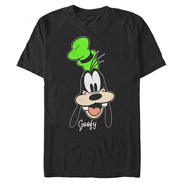 Disney - Micky Maus - Goofy Big Face - Männer T-Shirt günstig online kaufen