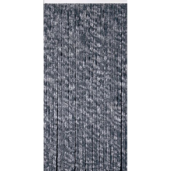 Türvorhang Flauschi Silber-Grau 100 cm x 200 cm günstig online kaufen