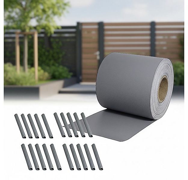 Mucola Doppelstabmattenzaun Sichtschutz 35 oder 65 Meter Grau Grün Doppelst günstig online kaufen