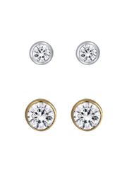 Elli Ohrring-Set Ohrstecker Set Weiß 925 günstig online kaufen