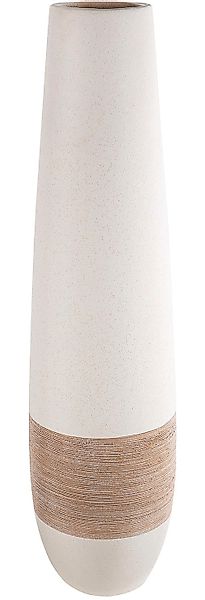 GILDE Bodenvase "Vase Olbia creme H. 66 cm", (1 St.) günstig online kaufen