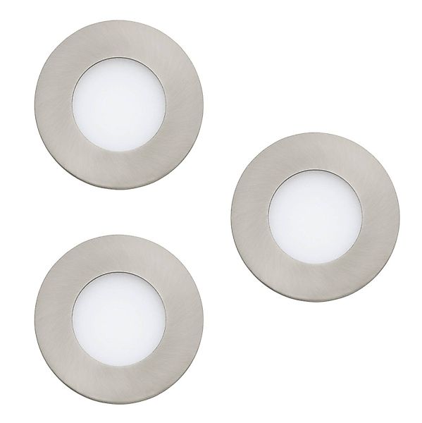 EGLO connect Fueva-C LED-Einbauspot 8,6cm, 3er Set günstig online kaufen