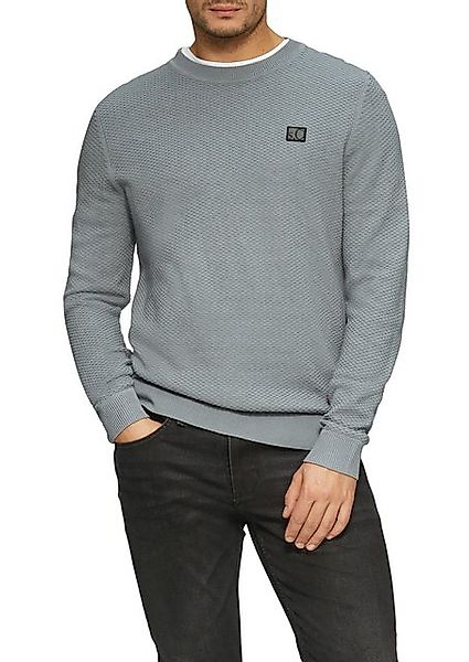 s.Oliver Strickpullover Rundhals, in Struktur-Optik günstig online kaufen