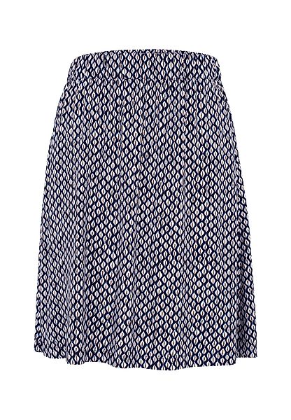 Zero Minirock "zero Damen Rock mit Gummibund gemustert", Plain/ohne Details günstig online kaufen