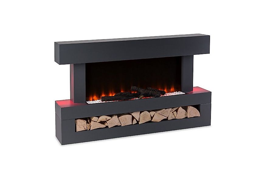 Klarstein Elektrokamin Studio Light & Fire, elektrischer Kamin mit Heizfunk günstig online kaufen