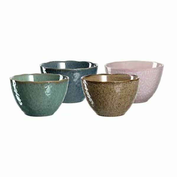 LEONARDO MATERA Food Bowl Schalen 4er Set bunt gemischt Müslischalen günstig online kaufen
