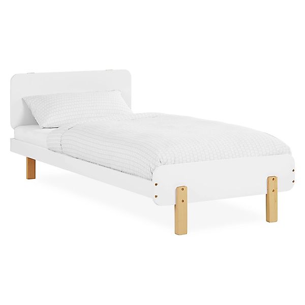 Homestyle4u Kinderbett 90x200 mit Lattenrost in Weiß 2607 günstig online kaufen