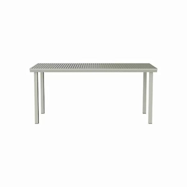 rechteckiger Tisch 19 Outdoors metall grau / 167,5 x 80,5 cm - Aluminium - günstig online kaufen