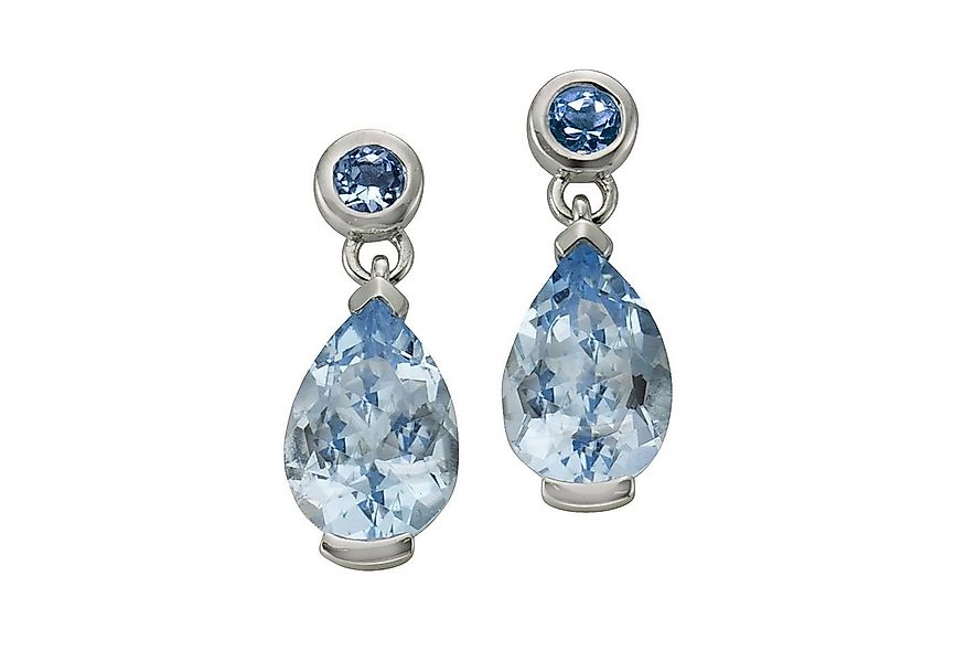 Fascination by Ellen K. Paar Ohrhänger 585 Gold mit Blautopas (beh) günstig online kaufen