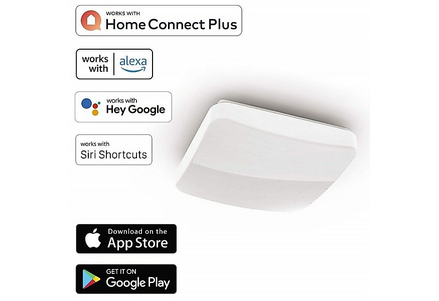 Hama LED Deckenleuchte WiFi LED Deckenleuchte 18W / 100W dimmbar, Deckenlam günstig online kaufen