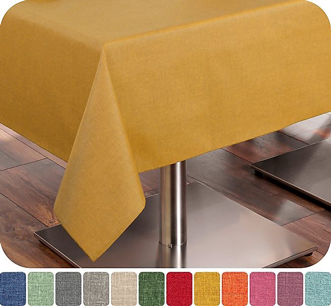 Beautex Tischdecke Tischdecke Tischläufer Leinen Struktur aus Baumwolle abw günstig online kaufen