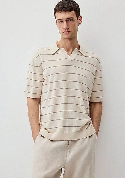 Mavi Poloshirt Streifenlook mit offenem Kragen TRICOT POLO SHIRT günstig online kaufen