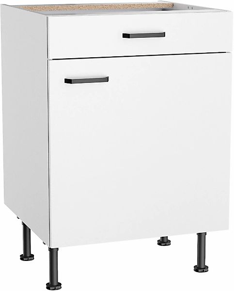 KOCHSTATION Unterschrank "KS-Paula" 60 cm breit, 87 cm hoch, mit 1 Schubkas günstig online kaufen