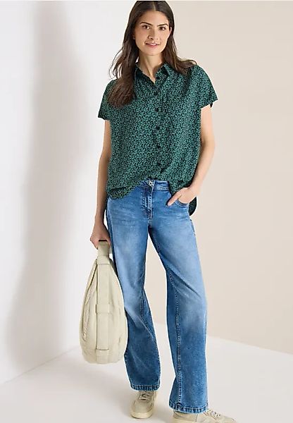 CECIL Kurzarm Bluse mit Knopfleiste günstig online kaufen