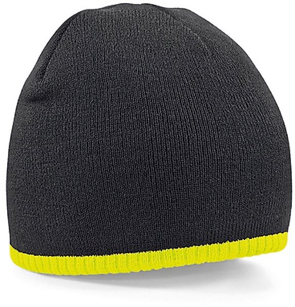 Beechfield® Bommelmütze Two-Tone Pull-On Beanie Wintermütze günstig online kaufen