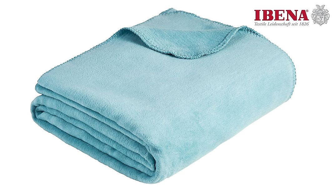 Wohndecke Luxus, IBENA, verschiedene Größen, unifarbenes günstig online kaufen