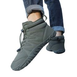 Refttenw Leichte Rutschfeste Barfußschuhe Gefüttert Winterstiefel günstig online kaufen