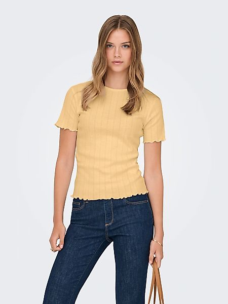 ONLY Kurzarmshirt "ONLTENNA O-NECK S/S TOP JRS NOOS" günstig online kaufen