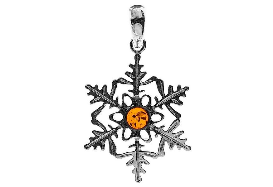 OSTSEE-SCHMUCK Kettenanhänger Ostsee-Schmuck Anhänger Schneeflocke Anhänger günstig online kaufen