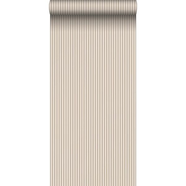 Sanders & Sanders Tapete Streifenmuster Braun 50 x 900 cm günstig online kaufen
