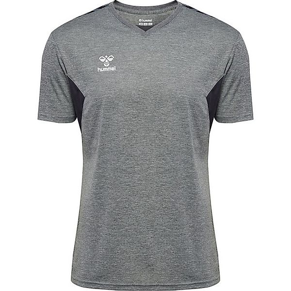 hummel T-Shirt hmlAUTHENTIC PL JERSEY S/S GREY MELANGE günstig online kaufen