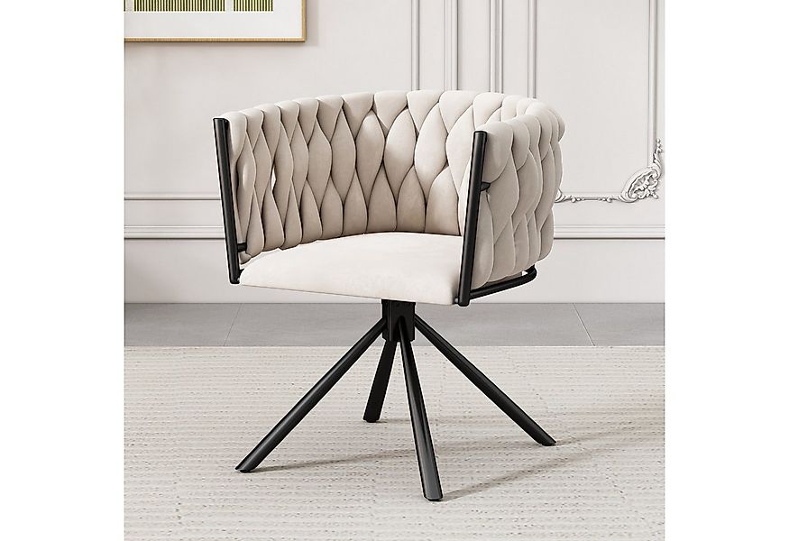 Flieks Esszimmerstuhl (360° drehbar, 1 St), Polsterstuhl mit Armlehnen Dreh günstig online kaufen