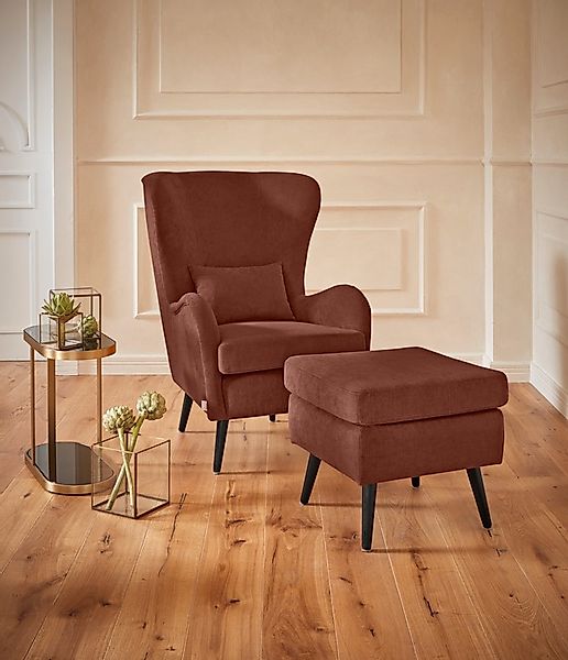 Guido Maria Kretschmer Home&Living Sessel »Salla auch in Fellimitat und Fei günstig online kaufen