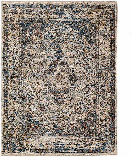 FLAIR RUGS Teppich »Sibyl Vintage«, rechteckig, 7 mm Höhe, aus recyceltem M günstig online kaufen