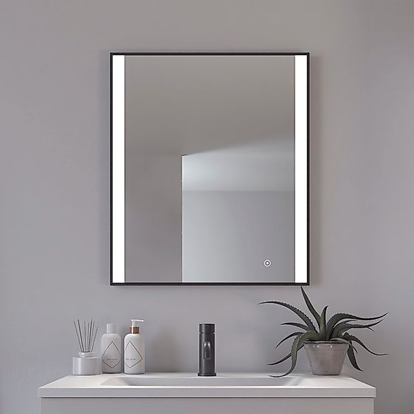 Loevschall Badspiegel »Libra Quadratisch, Badzimmerspiegel mit LED Beleucht günstig online kaufen