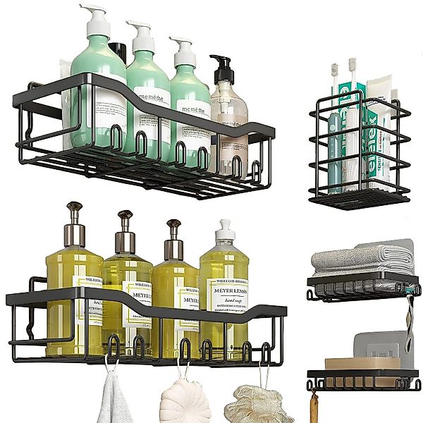 Refined Living Duschregal Duschorganizer [5er-Pack] Duschregale günstig online kaufen