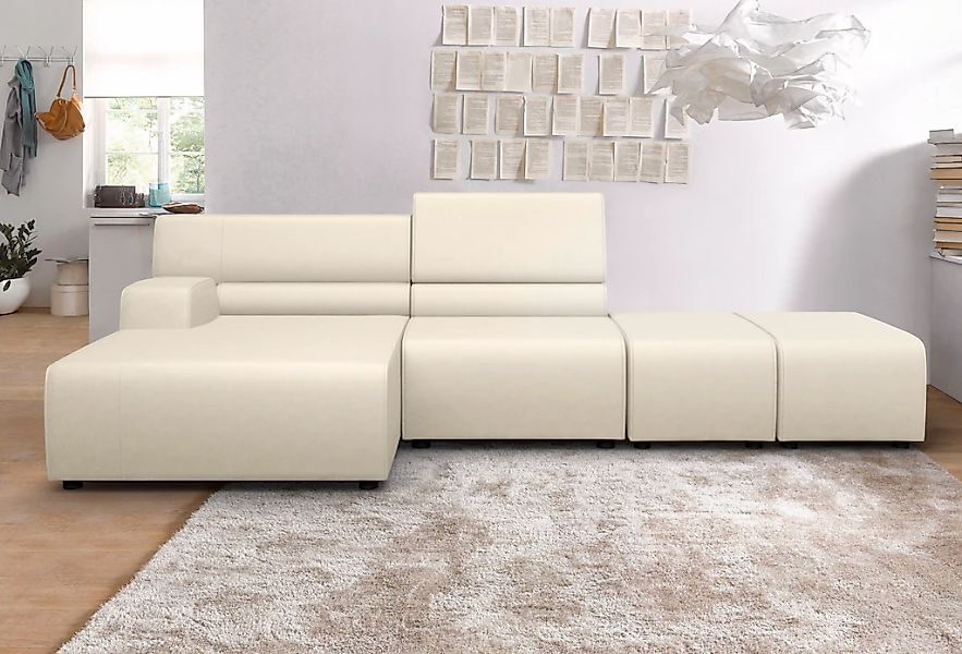Egoitaliano Ecksofa "Babouche, Designsofa mit außergewöhnlichem Sitzkomfort günstig online kaufen