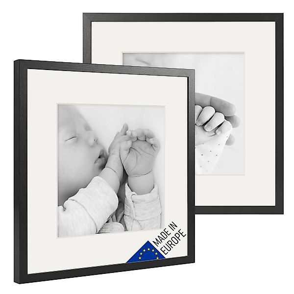 PHOTOLINI Bilderrahmen 2er Set Echtholz mit günstig online kaufen