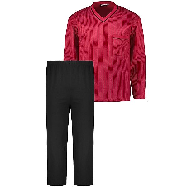 ADAMO Langer Schlafanzug Farbe rot Größe: 10XL günstig online kaufen