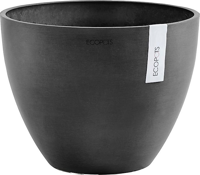 ECOPOTS Blumentopf "ANTWERP Dark Grey", BxTxH: 30x30x25,5 cm günstig online kaufen