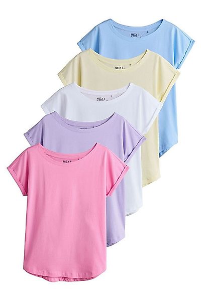 Next T-Shirt T-Shirts, V-Ausschnitt und Flügelärmel, 5er-Pack (5-tlg) günstig online kaufen