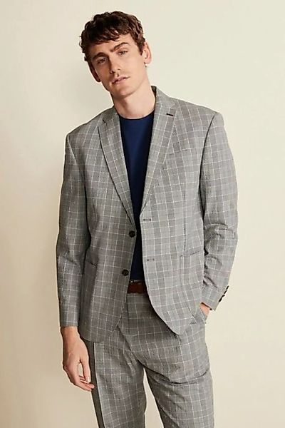 Next Baukastensakko Relaxed Fit Seersucker Anzug mit Karomuster: Sakko (1-t günstig online kaufen