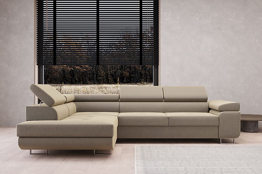 MOEBLO Ecksofa BUZZ L, mit Schlaffunktion, günstig online kaufen