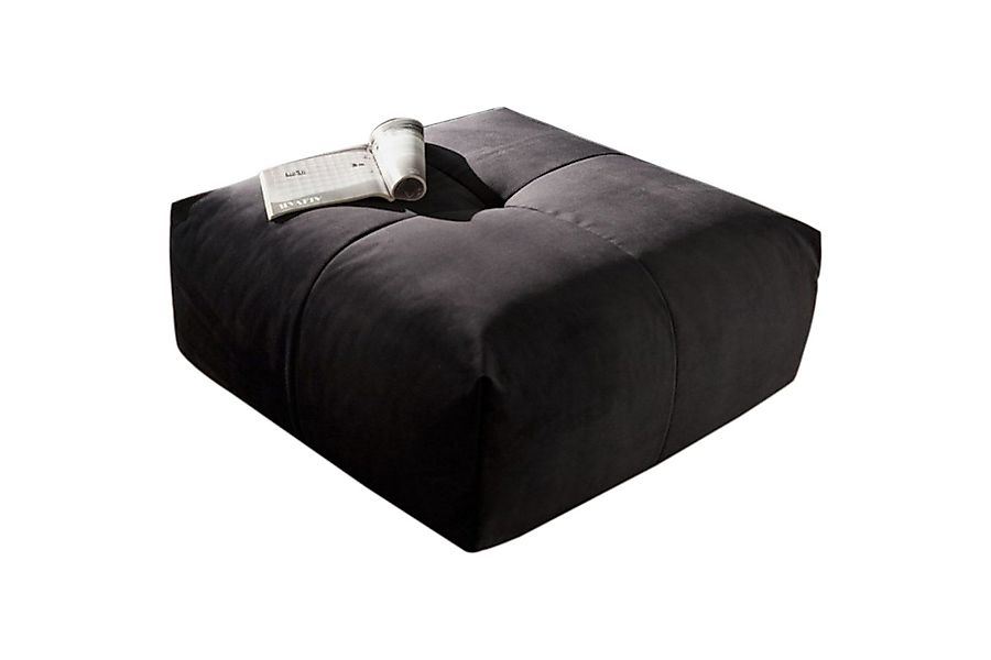 KAWOLA Hocker PALACE, Polsterhocker Velvet verschiedene günstig online kaufen